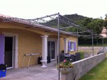 Installation de pergola traditionnelle