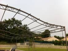 Installation de pergola traditionnelle