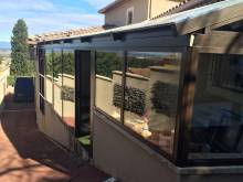 Pose d'une véranda sur Saint Saturnin les Avignon (84)