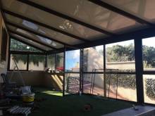 Pose d'une véranda sur Saint Saturnin les Avignon (84)